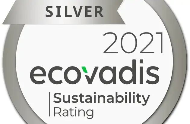 Signet von Auszeichnung evoVadis 2021 SILVER.